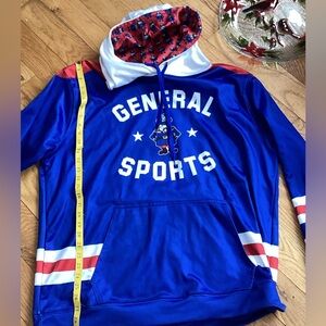 🏒 HOCKEY JERSEY  GENERAL SPORTS COBALT BLUE & RED STAFF NWOT UNISEX
